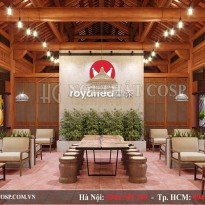 Thiết kế cửa hàng trà sữa Royal Tea - Từ Sơn - Bắc Ninh